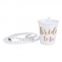 Halsband med Shotglas - Bride to Be