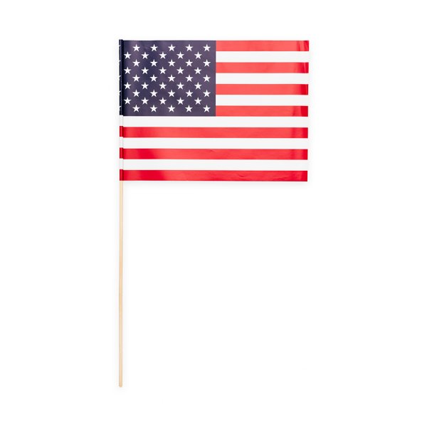 Pappersflagga - USA - 20x30 cm - 10-pack