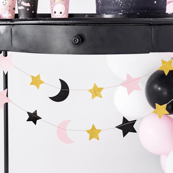 Girlang - Mne/Stjrnor - Pink Halloween