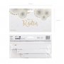 Pappersm�ne 3-pack Vit med guldkant