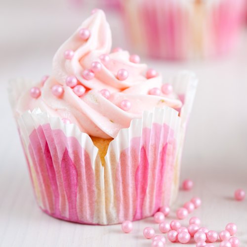 Sockerpärlor - Rosa - Pärlemor Sockerpärlor - Rosa - Pärlemor