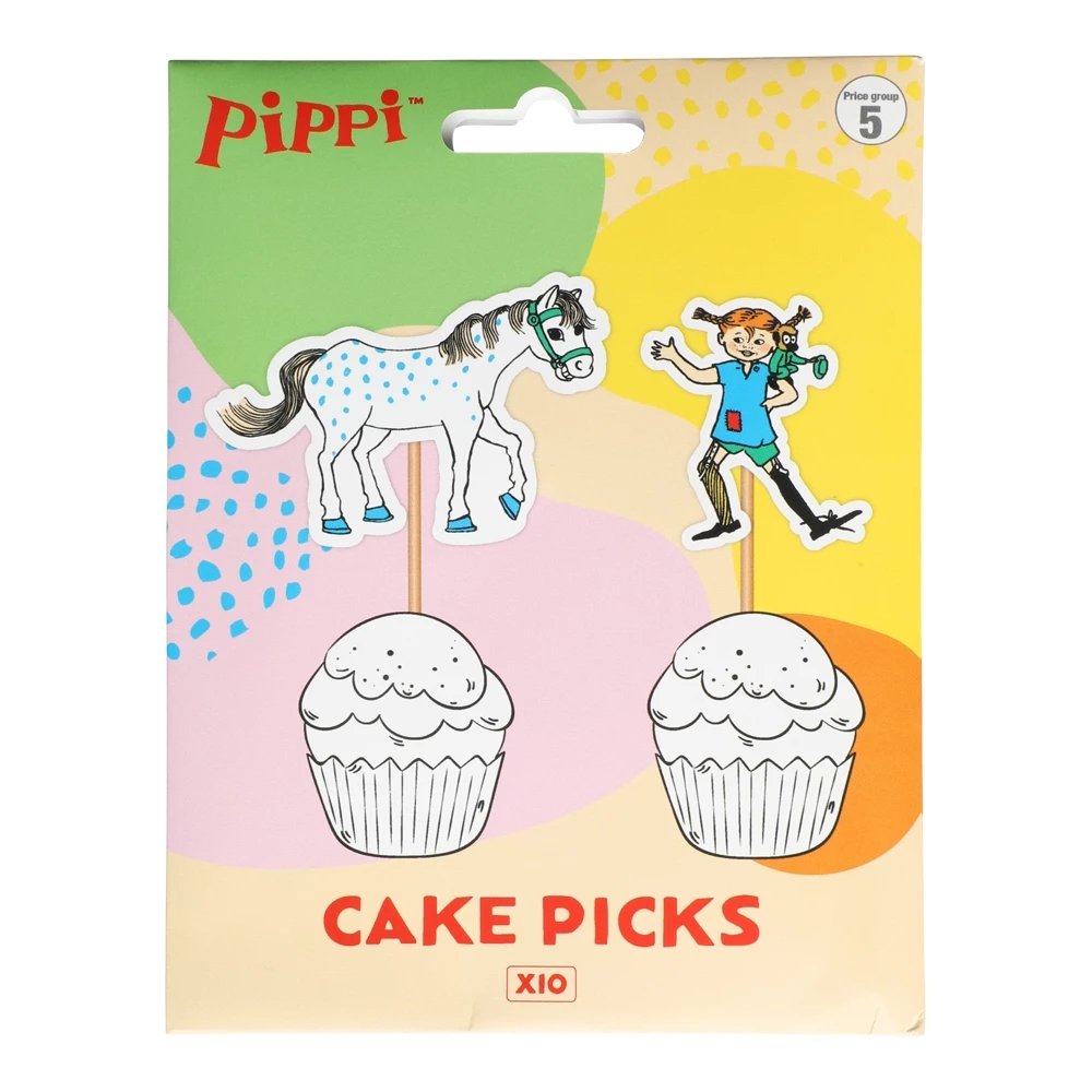 Partydekorationer – Pippi Långstrump – 10-pack