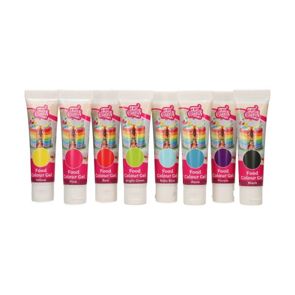 Pastafärger 8-pack - Gelfärg - 8x30g - FunCakes Pastafärger 8-pack - Gelfärg - 8x30g - FunCakes