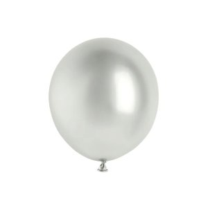 Ballong - Glossy - Silver - 46 cm - 5-pack