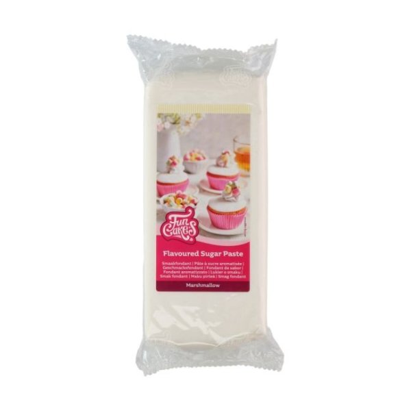 FunCakes Sockerpasta Smaksatt Marshmallow 1kg STORPACK