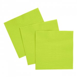 Servetter - Limegr�na - 33x33 cm - 20 pack