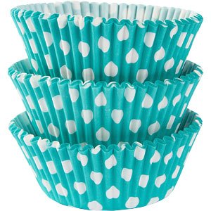 Muffinsformar - Prickig Turkos - 75 stycken Muffinsformar - Prickig Turkos - 75 stycken