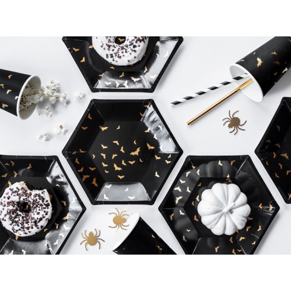 Pappmuggar - Trick or Treat Gold - 6 st Pappmuggar - Trick or Treat Gold - 6 st