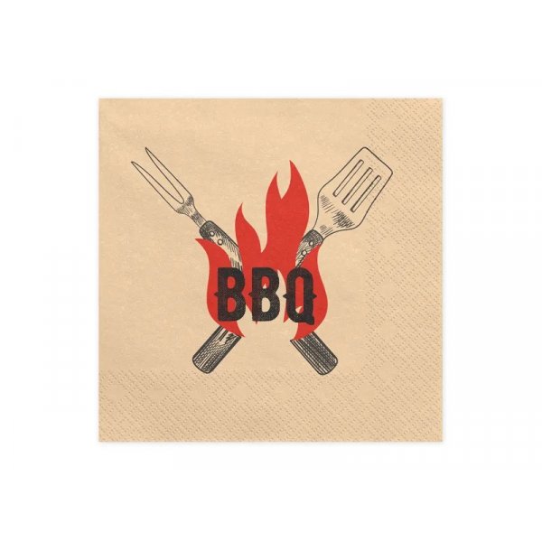 Servetter - BBQ - 33x33 cm - 20-pack
