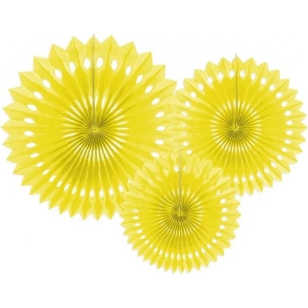 Pin wheels - 3-pack - Gula