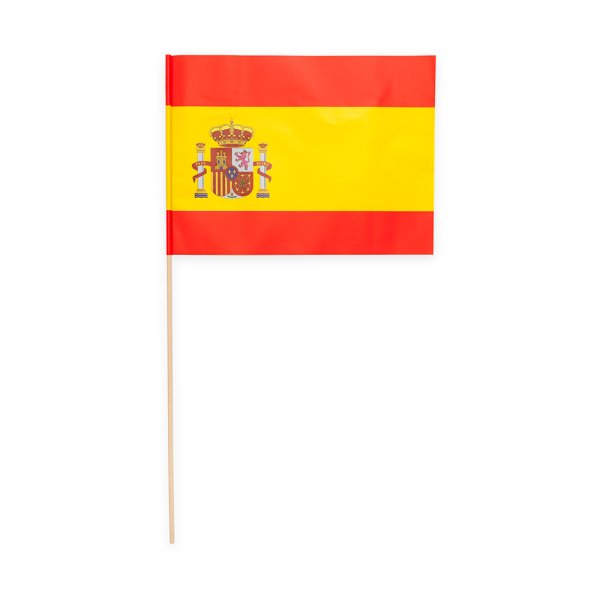 Pappersflagga - Spanien - 20x30 cm - 10-pack
