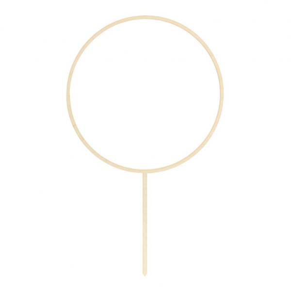 Cake topper - Trä - Cirkel Cake topper - Trä - Cirkel