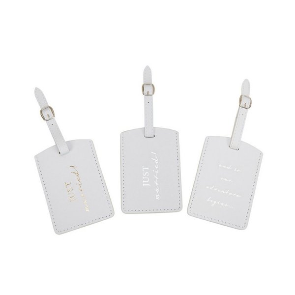 Baggagetaggar f�r Nygifta 3-pack
