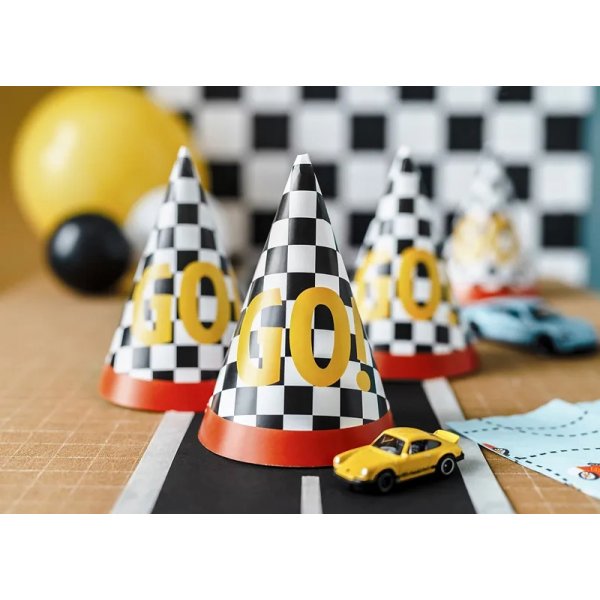 Partyhattar - Racing - 6-pack