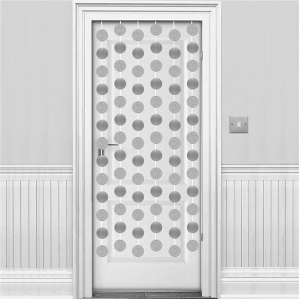 Girlang - Cirklar - Silver metallic/glitter - 6-pack