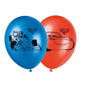 Ballonger - Bilar - 28 cm - 8-pack