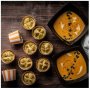 Stabila muffinsformar - Randiga - Orange