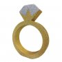 Bordsdekoration Diamantring