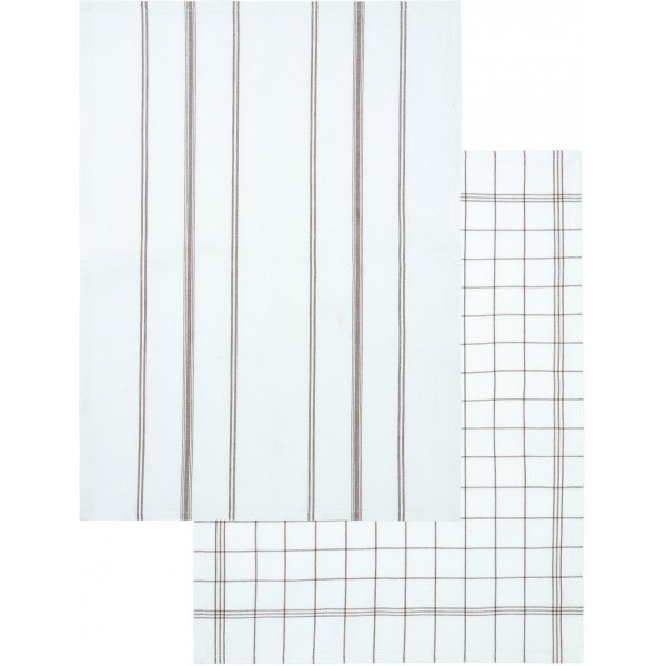 Erin kkshandduk 2-pack 50 x 70 cm - Nougat