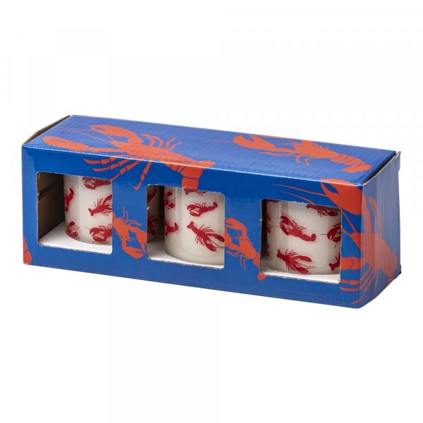 Ljuslyktor - Kr�ftskiva - 3-pack