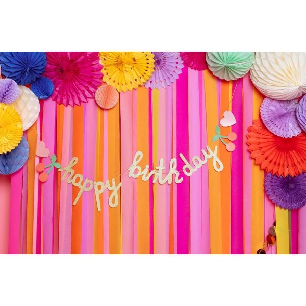 Girlang - Happy Birthday - Regnbgsmix - 1m