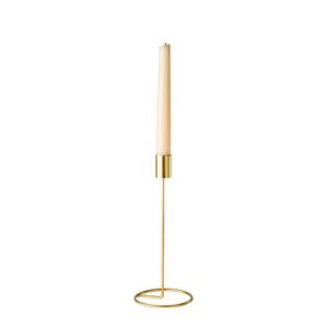 Ljusstake - Guld - �9,5 x 23 cm