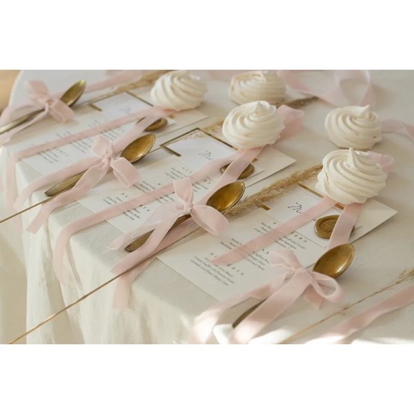 Velourband - 10 m - Ljusrosa - 15 mm