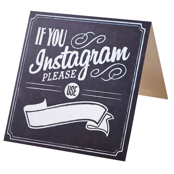 Instagramskyltar - Chalkboard - 5-pack Instagramskyltar - Chalkboard - 5-pack