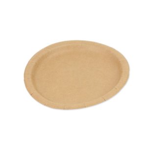 Papptallrikar - Brun - 12-pack