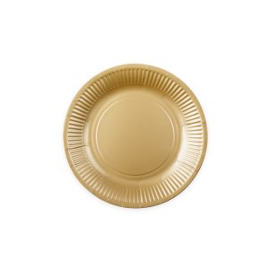 Papptallrikar - Champagne - 18 cm - 8-pack