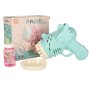 S�pbubbelpistol med bl� vingar 15,5 x 15 x 7,5 cm - Inkl. tillbeh�r