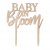 Cake topper - Tr - Baby in bloom