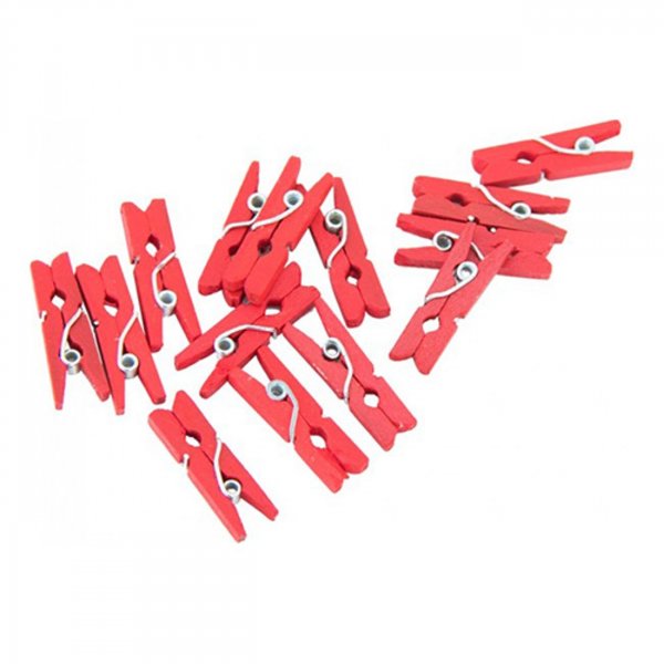 Kl�dnypor Mini - R�d - 24-pack