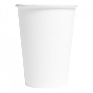 Pappmuggar - Vita - 8-pack