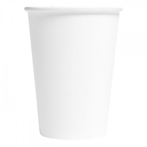 Pappmuggar - Vita - 8-pack