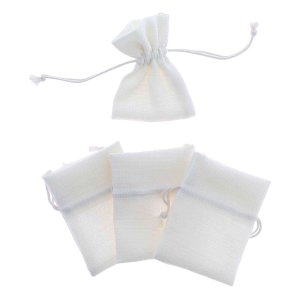 Tygp�sar - Creme - 4-pack