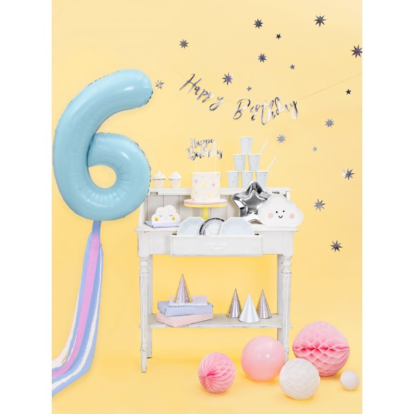 Papptallrikar - Stjärna - Silver - 6-pack Papptallrikar - Stjärna - Silver - 6-pack