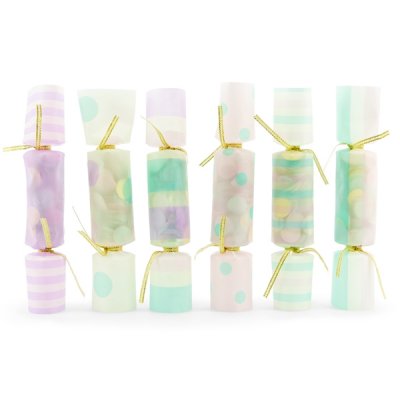 Confetti Crackers - Pastellmix - 6-pack