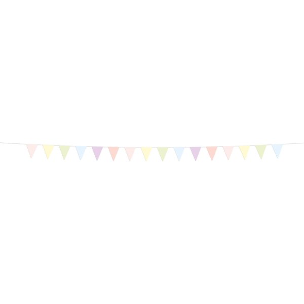 Vimplegirlang - Pastell - 6 meter
