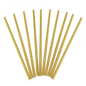 Sugrör - 24-pack - Guldmetallic