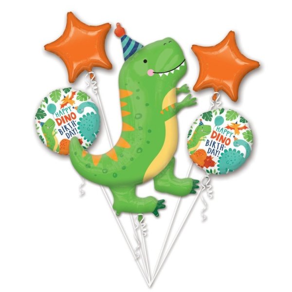 Ballongbukett Dinosaurie