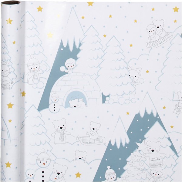 Presentpapper - Polardjur