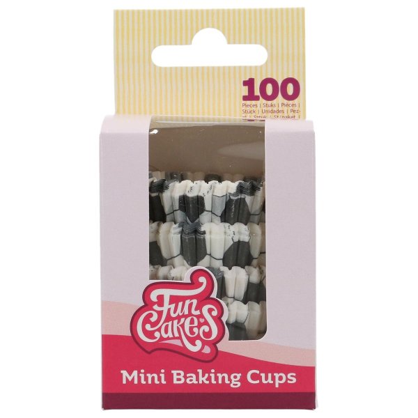Minimuffinsformar - Fotboll - FunCakes - 100-pack Minimuffinsformar - Fotboll - FunCakes - 100-pack
