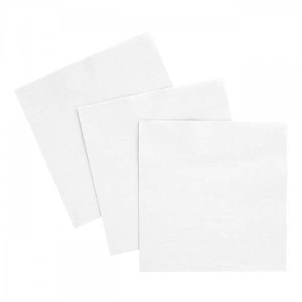 Servetter - Vita - 33x33 cm - 20-pack