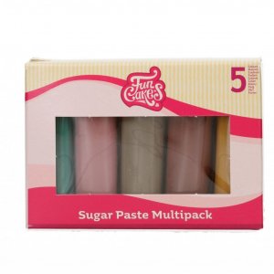 Sugarpaste - Mixpack - Naturfrger