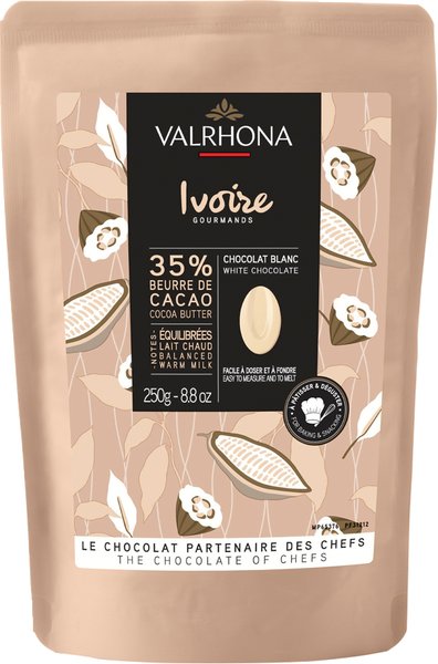 Vit choklad - Ivoire - 250g - Valrhona
