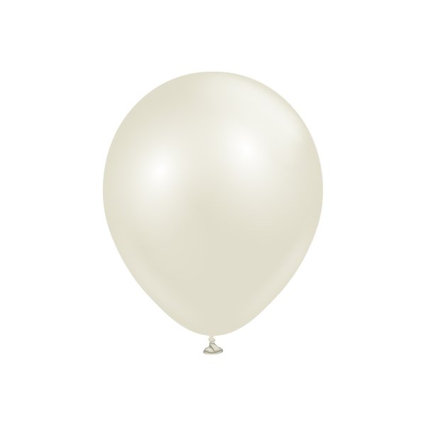 Ballonger enf�rgade - Premium 30 cm - Aura Ivory White - 10-pack