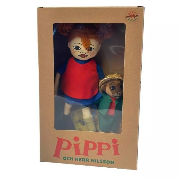 Dockor Pippi L�ngstrump och Herr Nilsson