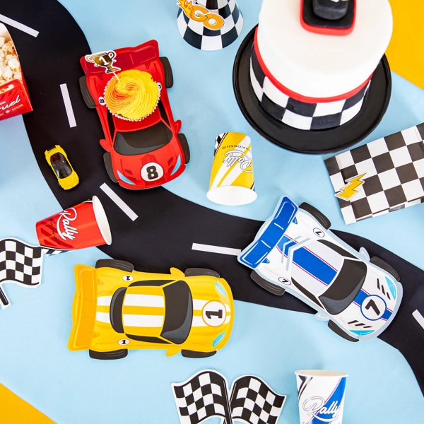 Papptallrikar - Racing - 6-pack Papptallrikar - Racing - 6-pack