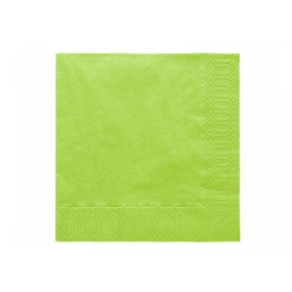Servetter - Lime - 20-pack